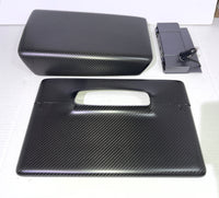 Tesla Model3 Y Car Central Control Sticker Door Window Button Column Shift Real Carbon Fiber Patch 2017-2023(Matte Carbon