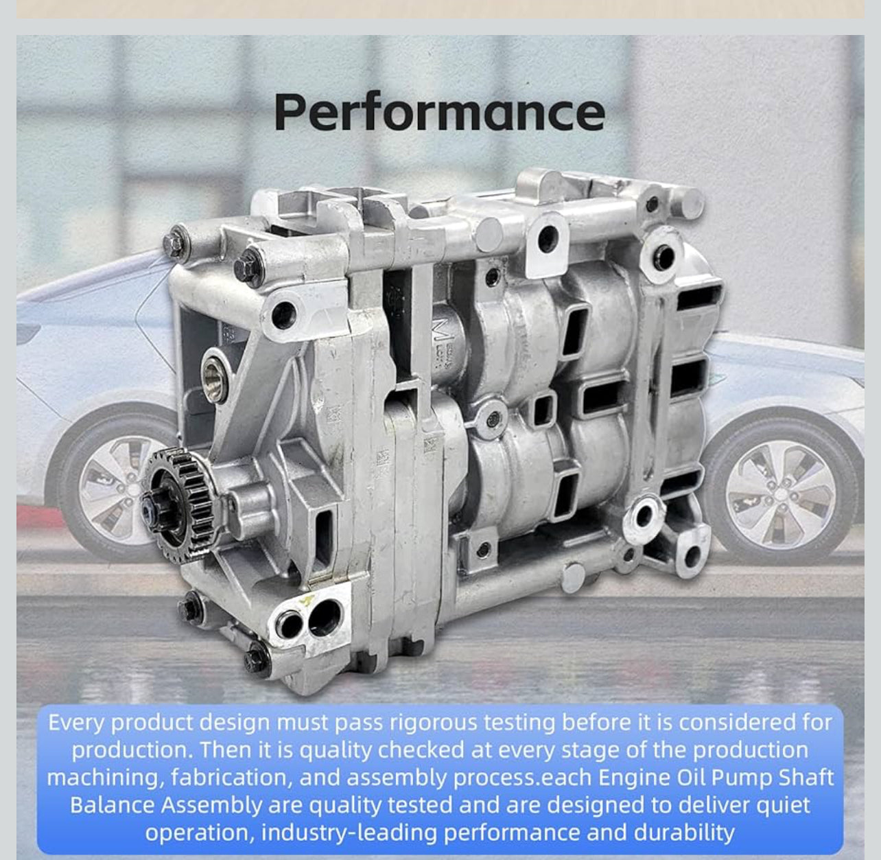 23300-2G520 Oil Pump Shaft Balance Assembly for 2009-2015 Kia Optima Sorento Hyundai Sonata Azera 2.0L 2.4L Hyundai Sonata Azera 2.0L 2.4L Replace# 233002G520 233002G510 23300-2G510