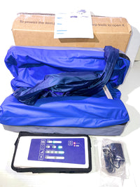 Alternating Pressure Seat Cushion for Wheelchairs with 24 Hour Air Pump Self Inflating Air Cell Cushion Pad for Pressure Relief Ulcer & Bed Sore Prevention Relieve Coccyx Tailbone Pain