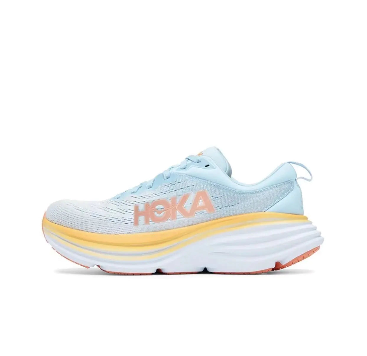 HOKA Bondi 8 Sport Running Shoes: Breathable, Anti-Slip Cushioning for Men and Women