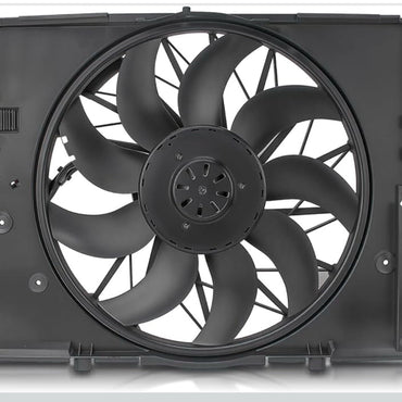 Engine Cooling Fan Assembly, Cooling Radiator Fan Replacement For BMW E60 525 530 545 645 E65 750, Replace 17427543282 17427514181