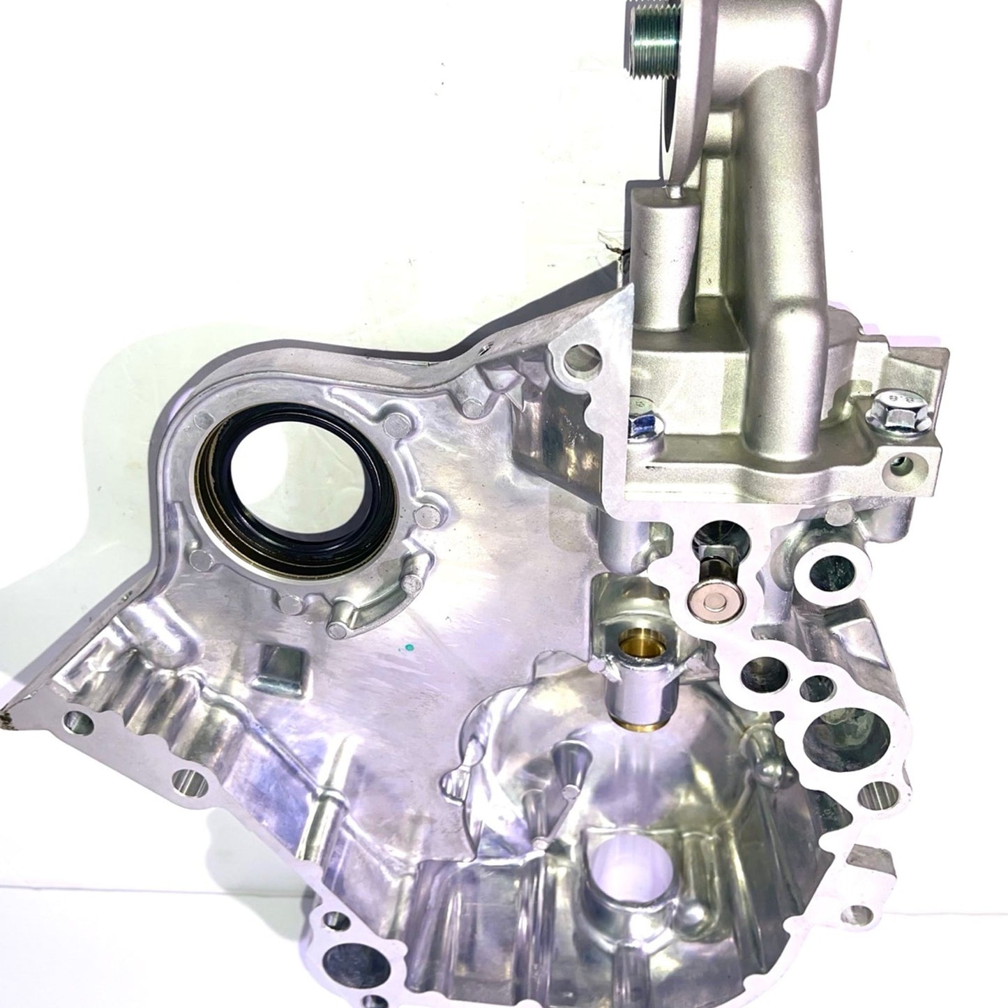 Timing Cover Oil Pump for Ford F150 Pickup Cougar Van Freestar Monterey Mustang Thunderbird Windstar Engine Timing Chain Oil Pump Cover Assembly Replacement TC232EN EQ-TC232EN