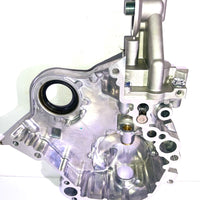 Timing Cover Oil Pump for Ford F150 Pickup Cougar Van Freestar Monterey Mustang Thunderbird Windstar Engine Timing Chain Oil Pump Cover Assembly Replacement TC232EN EQ-TC232EN