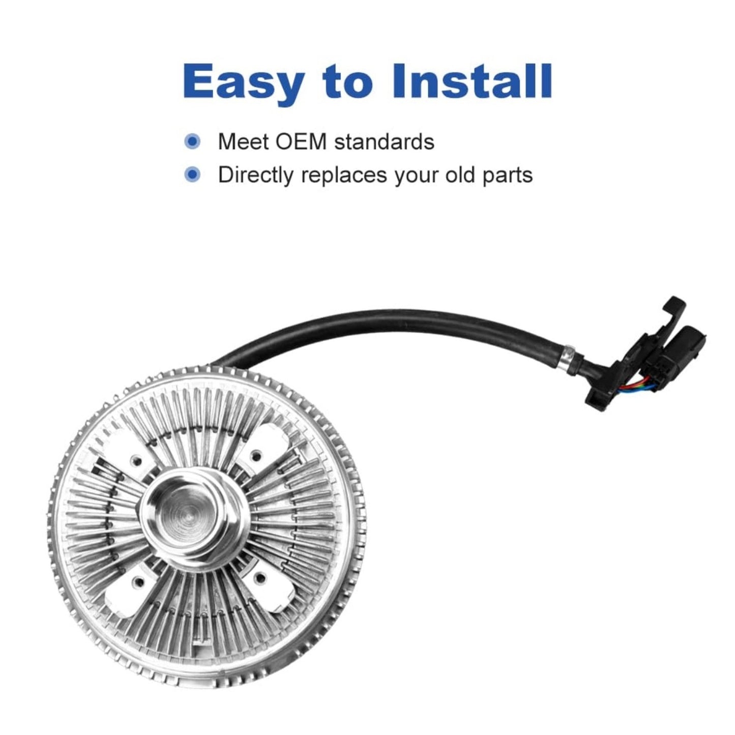 Radiator Cooling Fan Clutch Ford F-150 F150 2011-2014, F-250 F-350 Super Duty 2011-2016 V8 6.2L Replacement for 2569351692