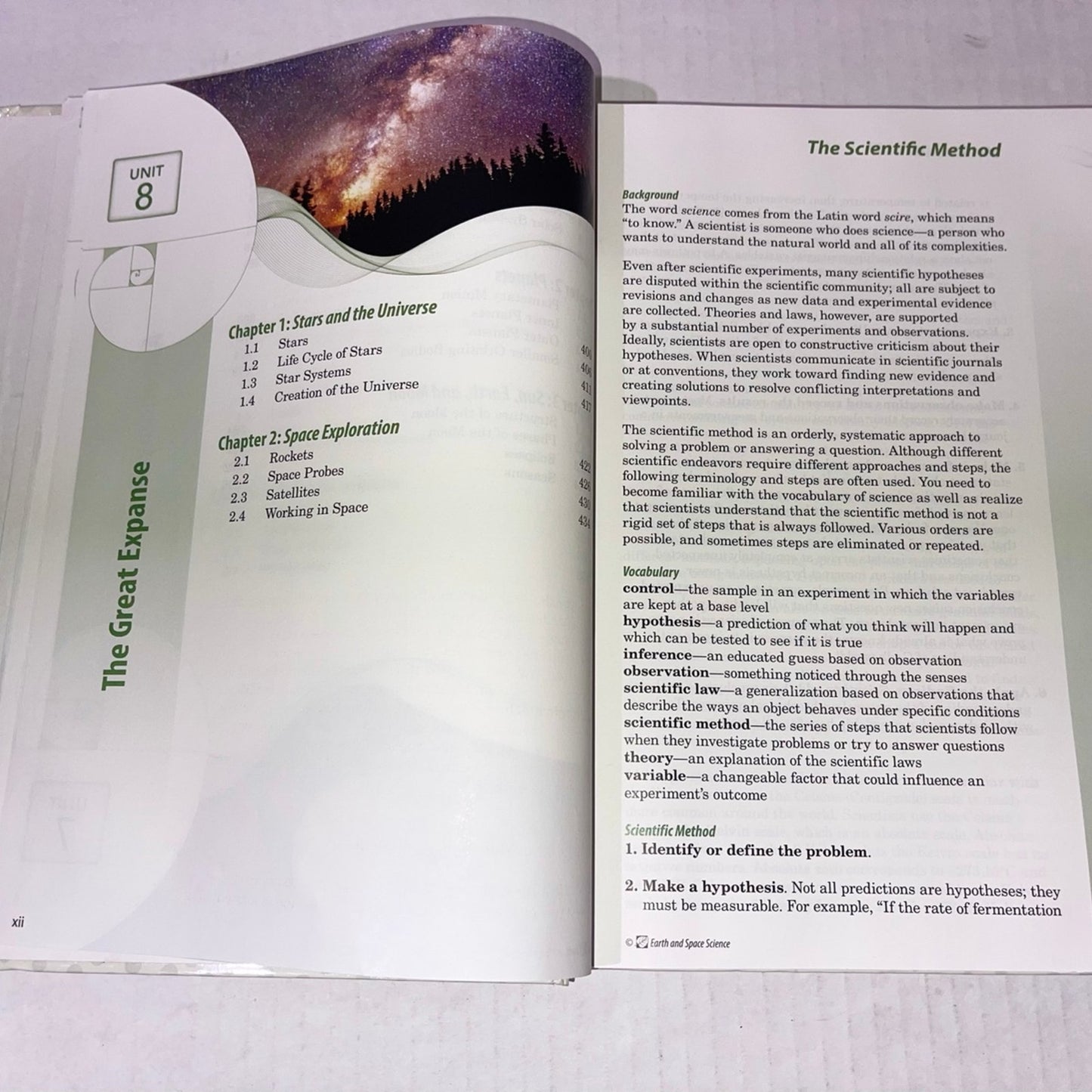 ACSI Purposeful Design, Earth & Space Science: Student Edition HARDCOVER