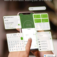 RAINPOINT WiFi Sprinkler Timer 4 Zone, Outdoor Smart Water Timer for Garden APP!