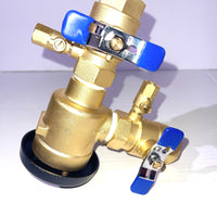 1"720A Pressure Vacuum Breaker Assembly – Thickened Brass Vacuum Breaker For Sprinkler, Back Flow Preventer Valve for Irrigation Systems & Commercial Water