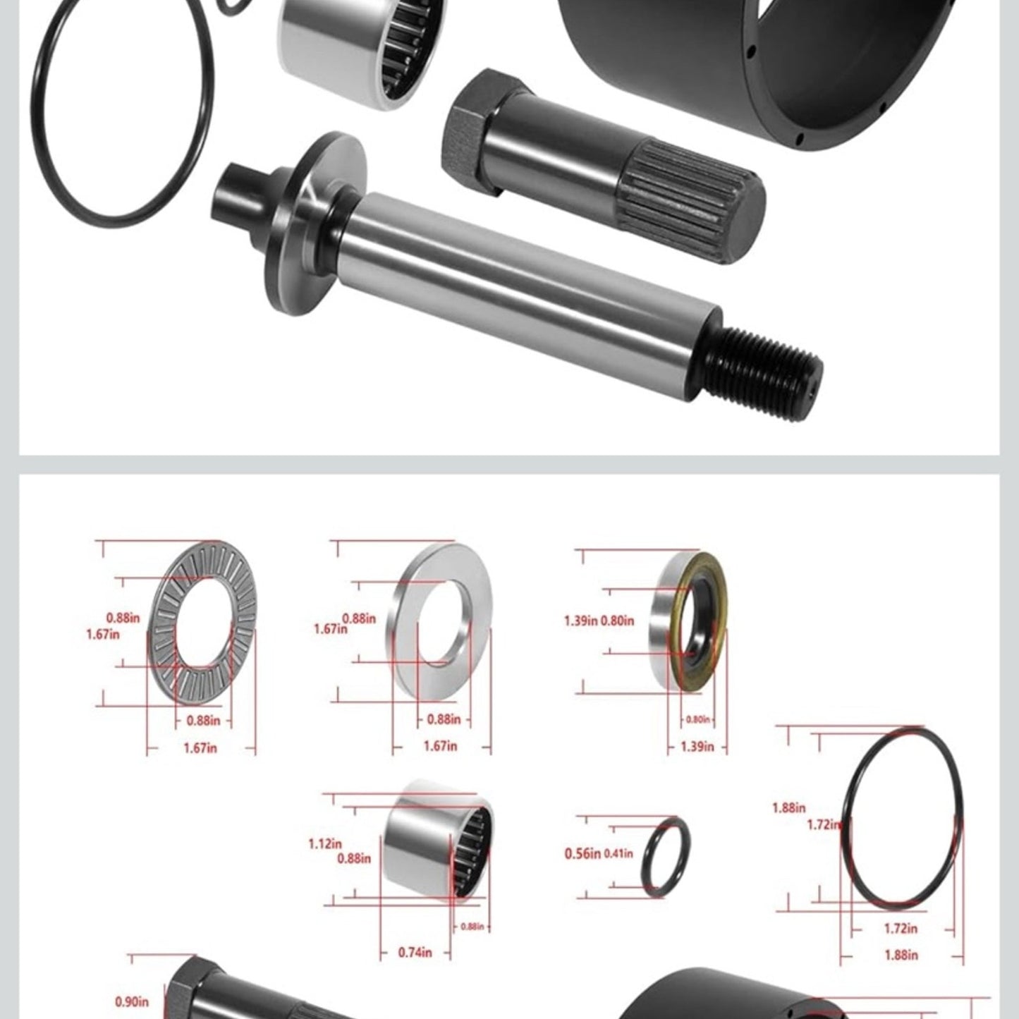 Complete Jet Pump Rebuild Kit Impeller Removal Installation Tool Fit for 1994-2002 SeaDoo RFI GS GSI GSX GTI GTX HX SP SPI SPX XP
