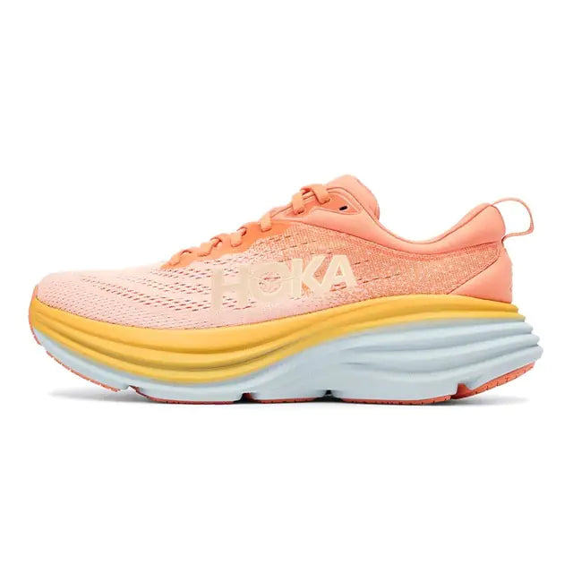 HOKA Bondi 8 Sport Running Shoes: Breathable, Anti-Slip Cushioning for Men and Women