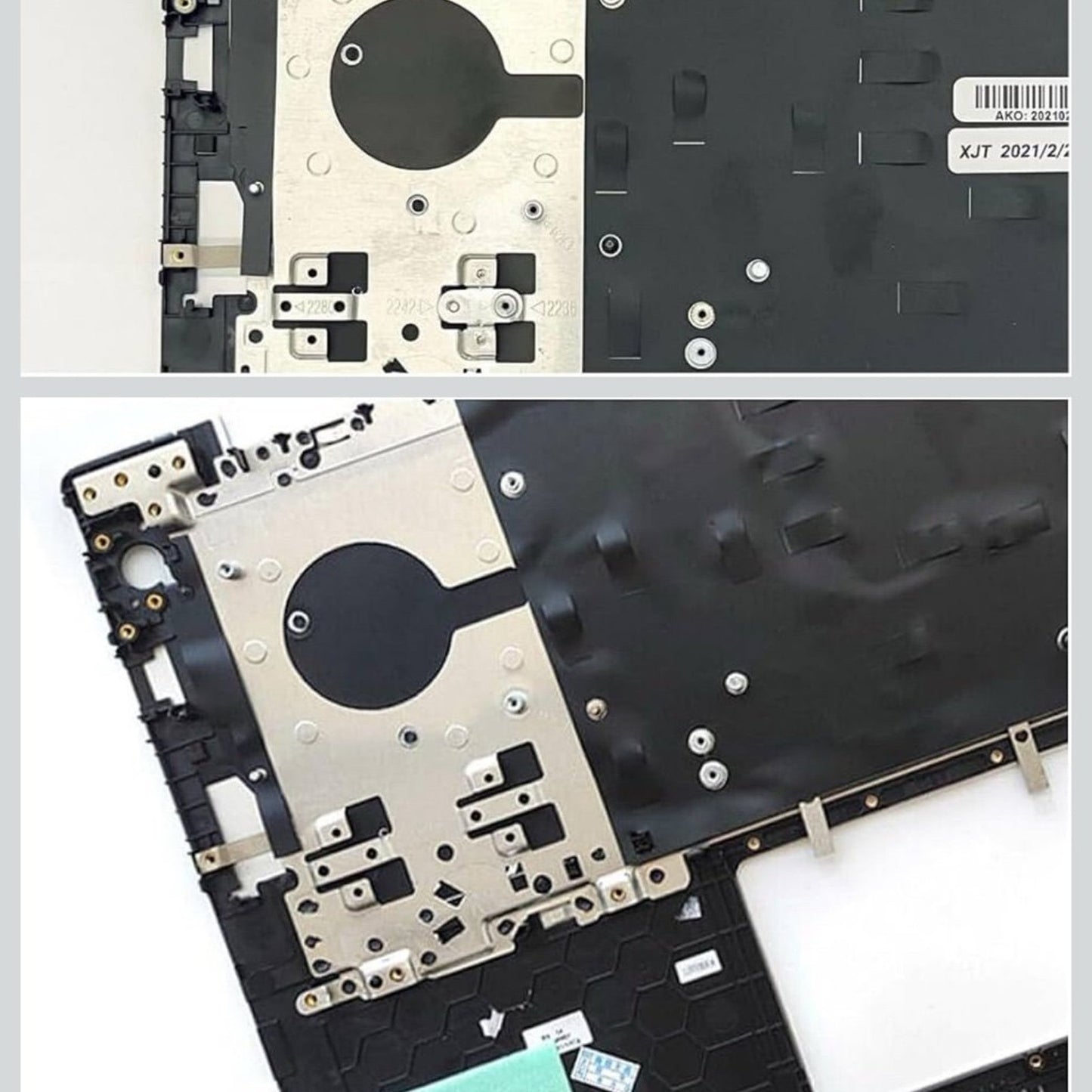 Laptop Upper Case Palmrest Backlit Keyboard Assembly Part for Dell Inspiron