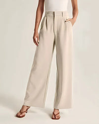 Light Wide-Leg Tailored Pants (Women)