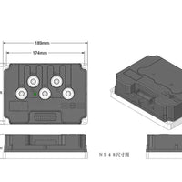 FarDriver Controller ND96890 48V-96V 410A-890A 6-9KW E-Car E-Motorcycle Motor Brushless DC Controller and Programming Module