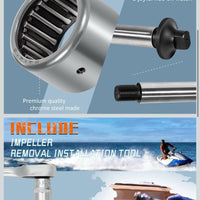 Complete Jet Pump Rebuild Kit Impeller Removal Installation Tool Fit for 1994-2002 SeaDoo RFI GS GSI GSX GTI GTX HX SP SPI SPX XP