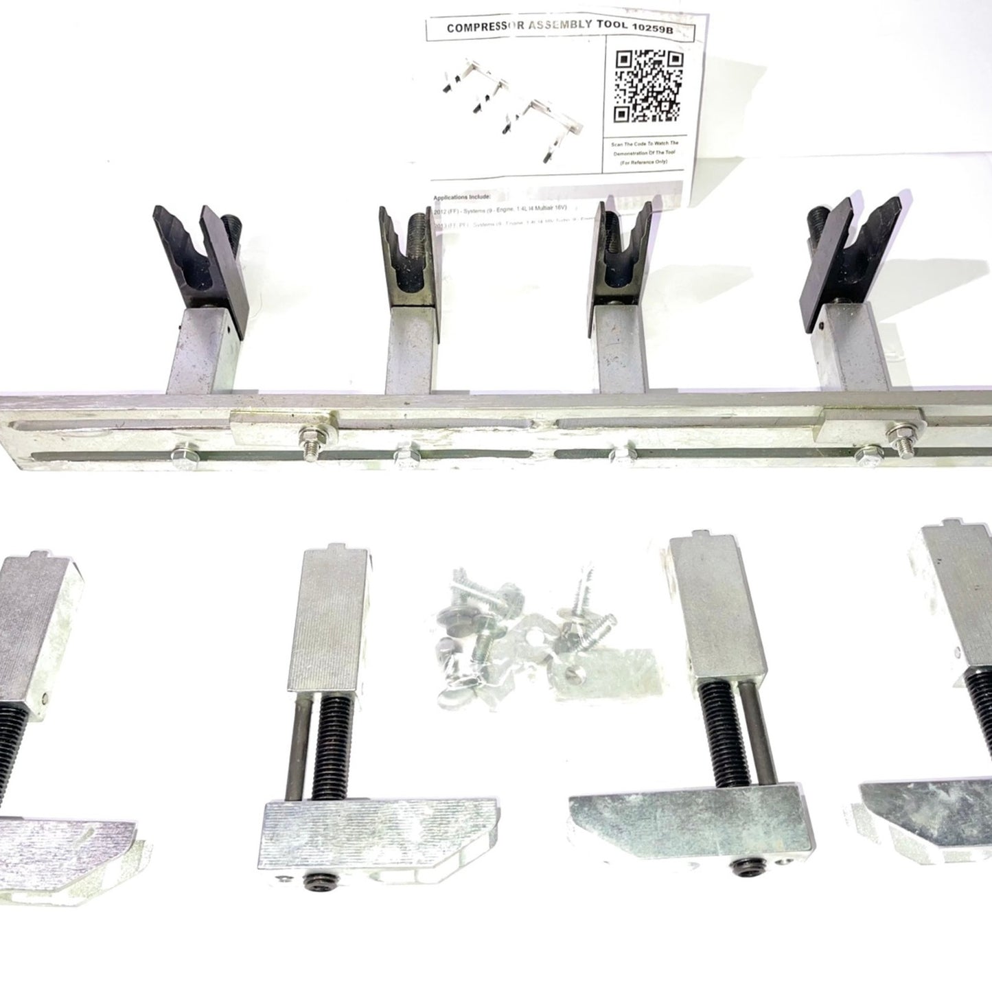 8 Engine Actuator Springs Compressor Assembly Tools 2012-19 Fiat MultiAir Turbo 1.4L 16V / Turbo / 2.4L / BF / FB / FF / PF / UF / VM. Replace Part for 10259B / 10259A