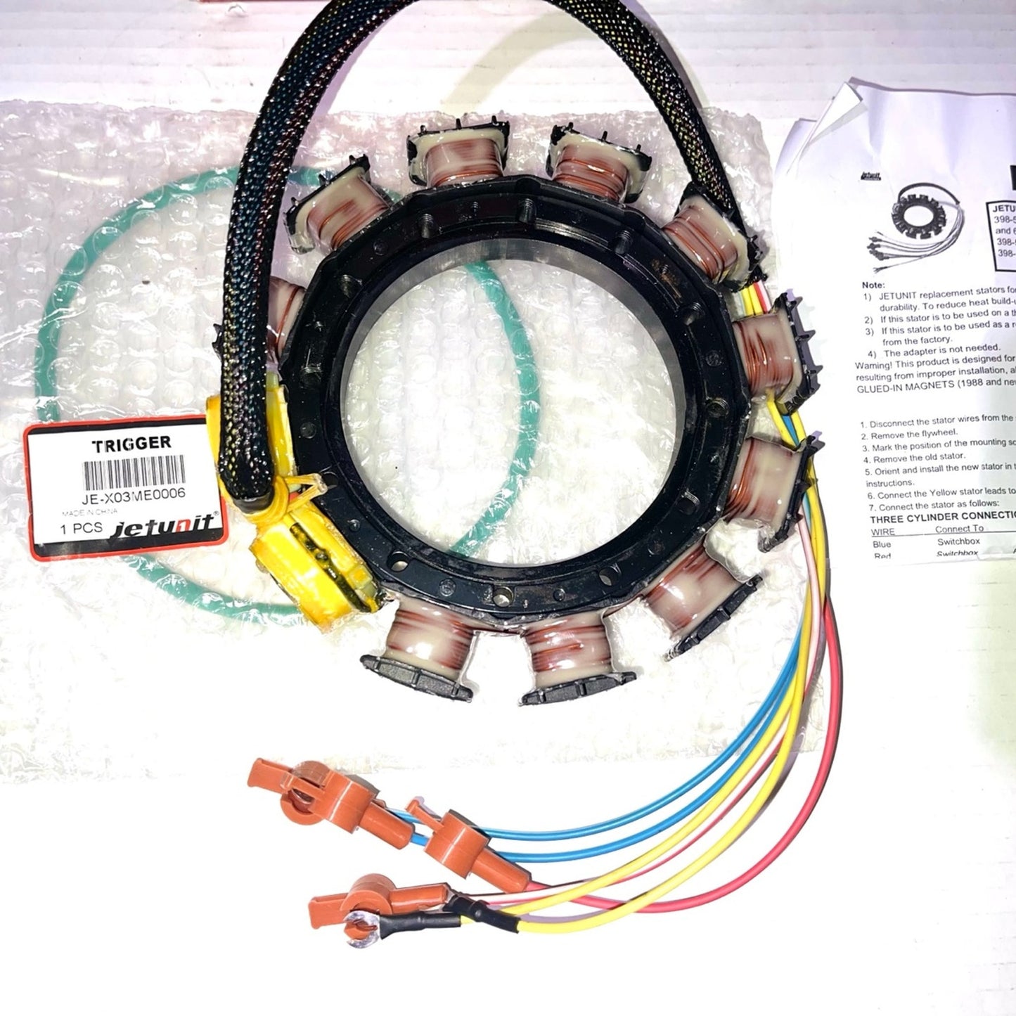 Stator For Mercury 174-5454K1 Outboard 40 45 50 55 60 65 70 75 85 HP 398-5454A21 5454A26 5454A22 5454A25 832075a20 2-Stroke 9-Amp 3&4 Cylinder