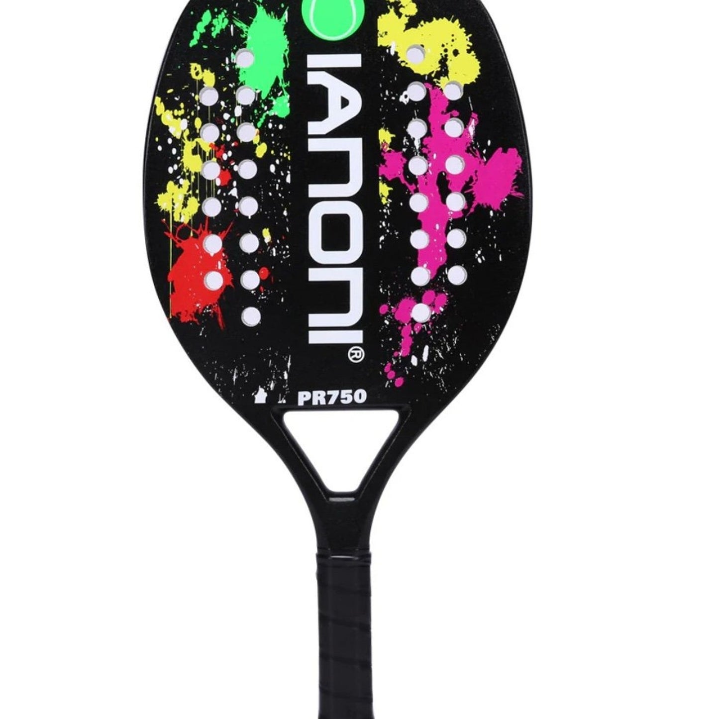 ianoni Beach Tennis Rackets Carbon Fiber Grit Face EVA Memory Foam Core Beach Tennis Rackets
