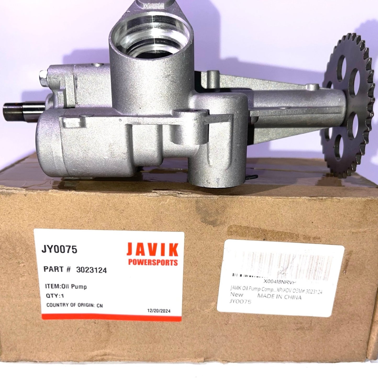 JAVIK Oil Pump for Polaris 2016-2025 RZR 1000 2017-2025 General 1000 2024-2025 Xpedition XP/ADV OEM# 3023124