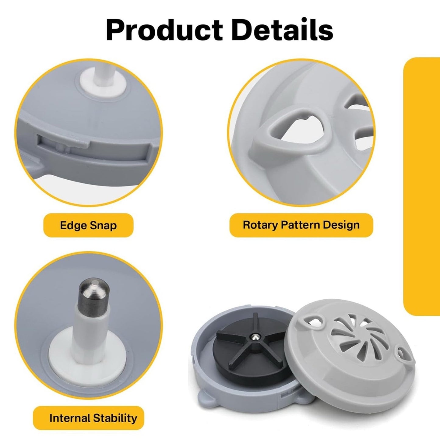 superbobi 5X BF-004 Pipeless Magnetic Jet Head Motor Replacement for LURACO Jet Motor Pedicure SPA Tubs Chair Part Magnetic Head (4 pin)