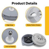 superbobi 5X BF-004 Pipeless Magnetic Jet Head Motor Replacement for LURACO Jet Motor Pedicure SPA Tubs Chair Part Magnetic Head (4 pin)