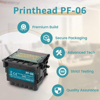 PF-06 PF06 Print Head Printhead for Canon TA-20, TA-30, TA-5200, TA-5300, TM-200, TM-205, TM-300, TM-305, TM-5205, TM-5305, TX-2000, TX-3000, TX-4000, TX-5200 (PF 06) Ibello