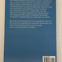 Die Frohliche Wissenschaft: ("La Gaya Scienza") (German Edition)