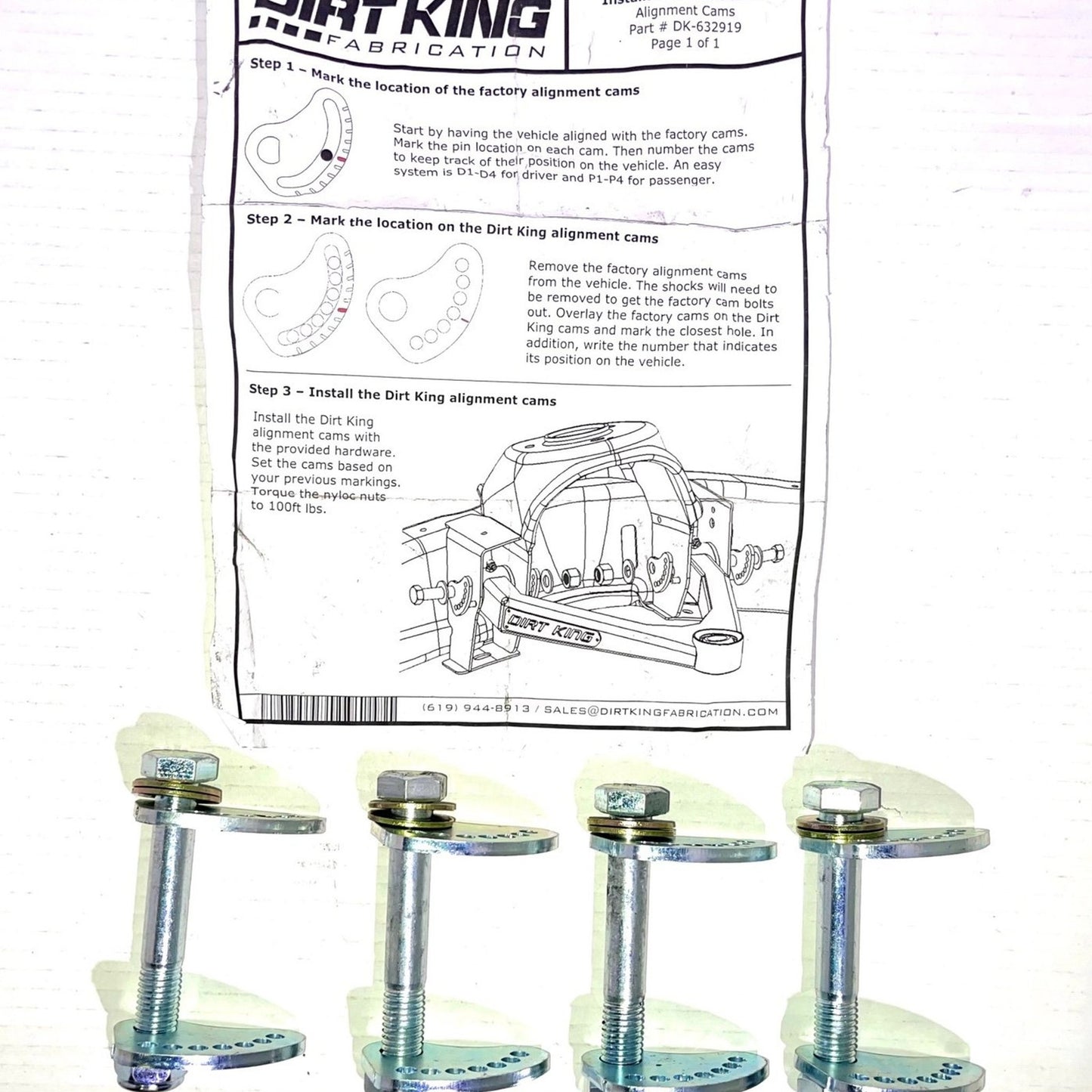 Upper Arm Alignment Cams For 99-2020 Chevy Silverado/GMC Sierra | DK-632919