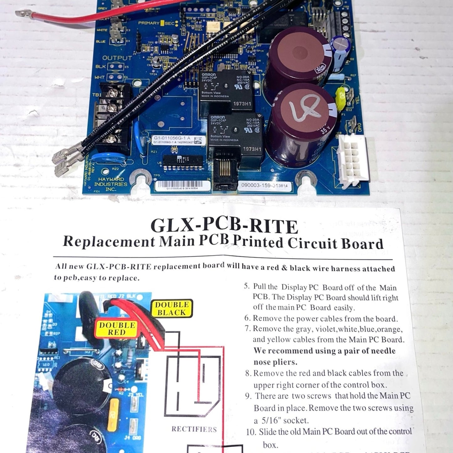 Hayward GLX-PCB-RITE Main PCB Printed Circuit Board For Hayward Goldline AquaRit