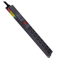 8way C13 C19 30A 120V-240V Metered PDU Current Volts Digital Meter SPD L6-30P amp PDU (06-30A-S005)