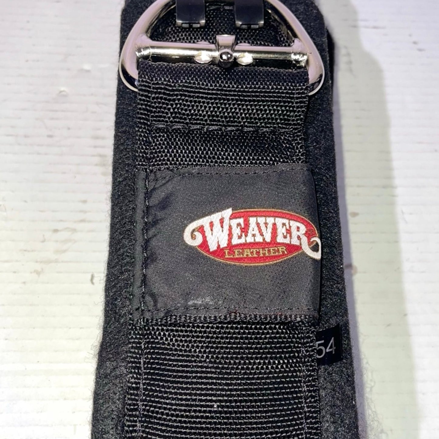 Deluxe Super Horse Cinch, Anti-Slip Felt Lined Saddle Cinch Girth Flat Buck SZ54