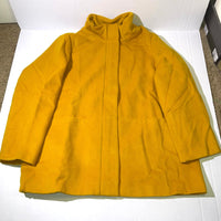 TIME FOR ME Women Outerwear SZ 2X Logan Golden Rod Wool Jacket
