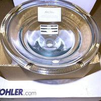 Kohler 1-Bowl Vessel Above-Counter Bathroom Sink Ice K-2276-B11 17-1/2"