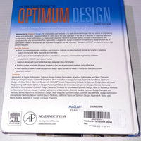 Introduction to Optimum Design by Jasbir Arora (2011, Hardcover)