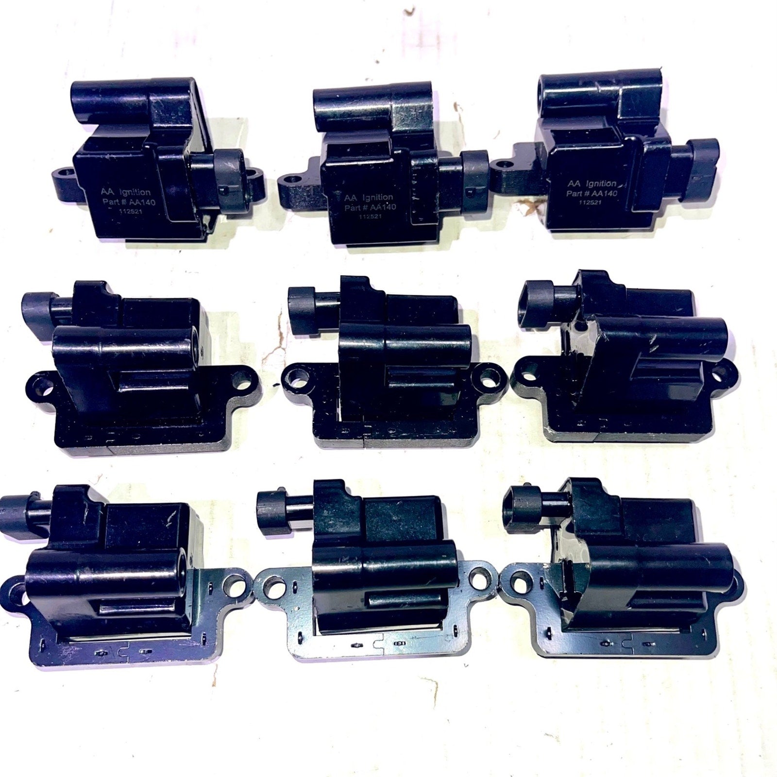 GMC CHEVY AA IGNITION AA140 REPLACEMENT IGNITION COIL 112521 Ignition Coil 9PK- Replaces 12558693, GN10298, C1208, D581 - with Cadillac, Chevy & GMC - Escalade, Silverado, Avalanche, Express 3500, Suburban, Tahoe, Sierra, Savana, Yukon