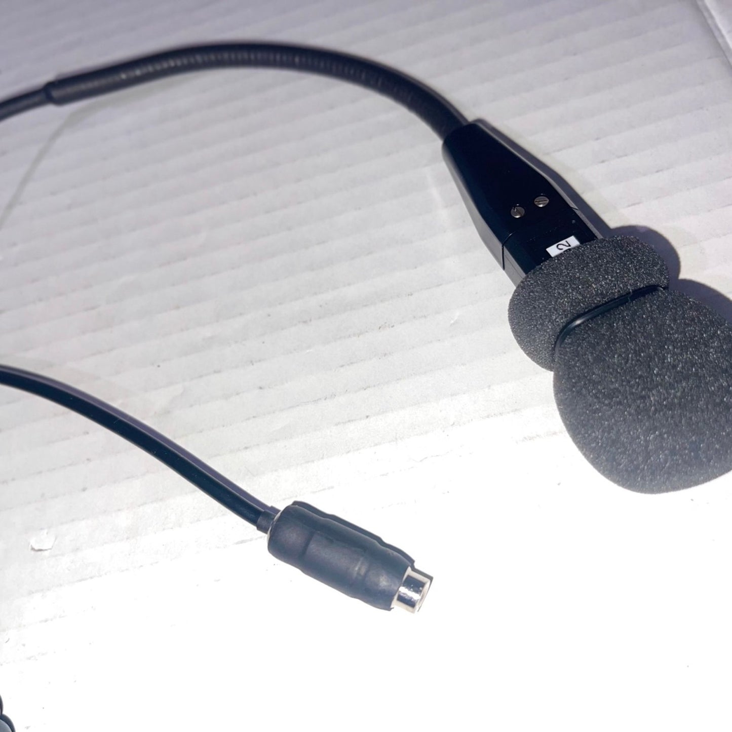 IMSA Coil Cord Helmet Kit 3.5mm Ear Buds Jack Noise Cancelling Dynamic Microphone Rugged Radios