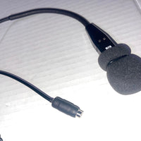 IMSA Coil Cord Helmet Kit 3.5mm Ear Buds Jack Noise Cancelling Dynamic Microphone Rugged Radios