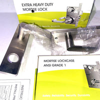 Commercial Mortise Lock Handle Set for Entrance/Office Front Door F20 Heavy Duty