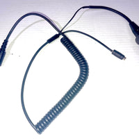 IMSA Coil Cord Helmet Kit 3.5mm Ear Buds Jack Noise Cancelling Dynamic Microphone Rugged Radios