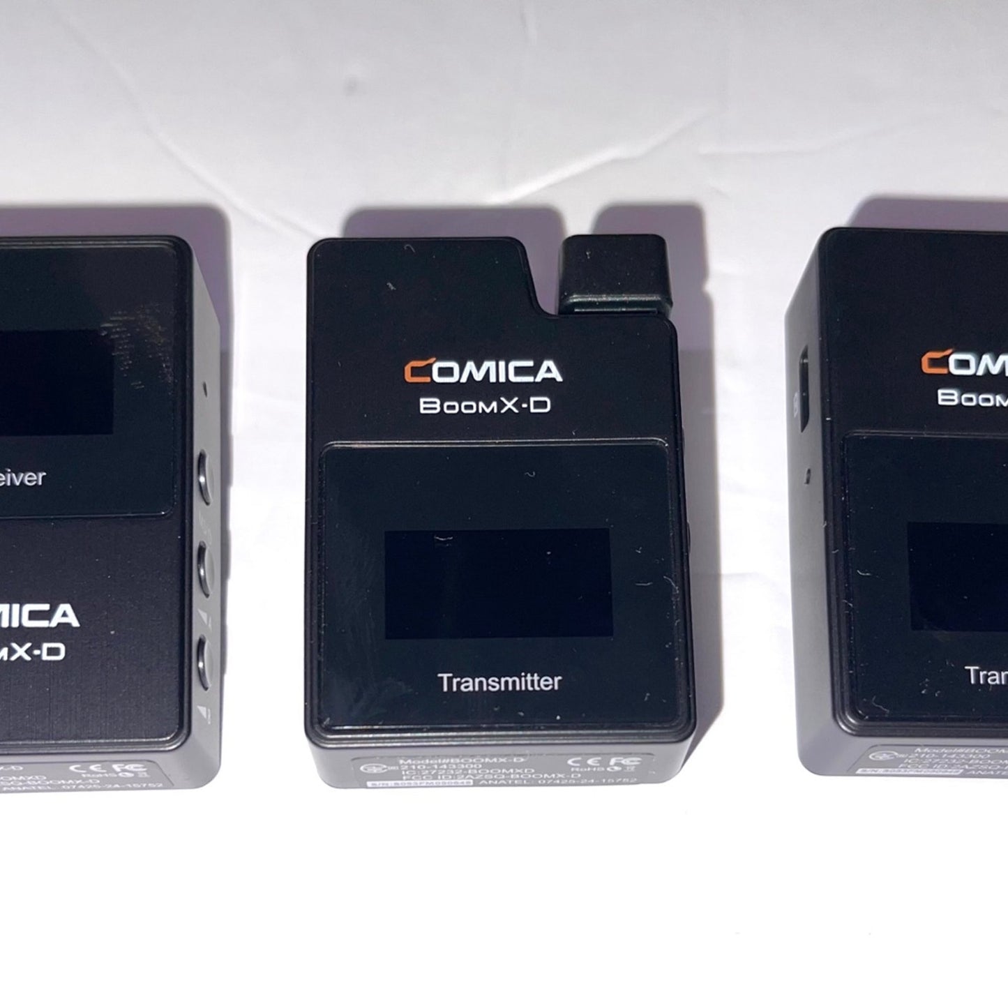 COMICA BoomX-D2 Wireless Lavalier Microphone, 2.4G Dual Lapel Mic with 2 Transmitters, Noise Cancellation, 656ft Range, with iPhone, Android, Camera, for YouTube Video Recording Streaming