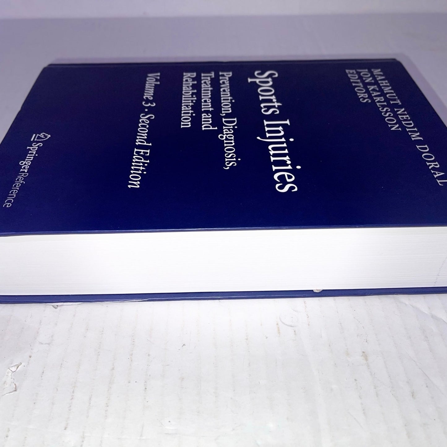 Sports Injuries: Prevention, Diagnosis, Treatment and Rehabilitation – Volume 3 (Second Edition) Editors: Mahmut Nedim Doral & Jon Karlsson