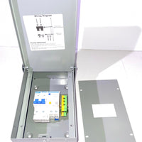 50 Amp Spa Panel, IP 65 Outdoor Breaker Box, 50 Amp GFCI Breaker for Hot Tub, Swimming Pools, 240V 1 Pole 3 Wires, Meeting NEMA 3R Standards for Outdoor Indoor