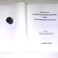 KWELLERPREP HUNTER HIGH SCHOOL ENTRANCE EXAM
CRITICAL READING PRACTICE EXAMS NEW
