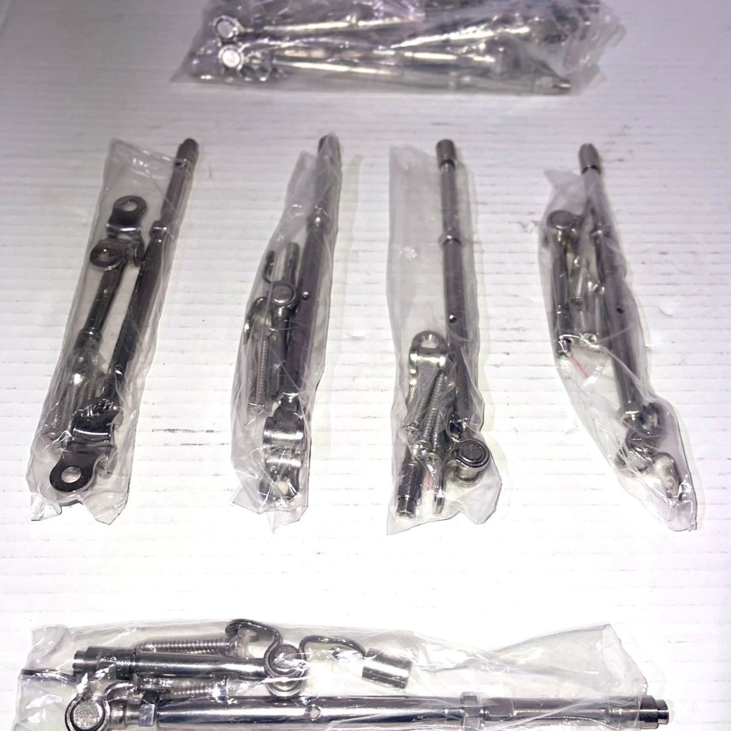 Cable Railing Hardware, 10Pairs Railing Kit, for 1/8 System, Adjustable Angle, T316 Marine Grade