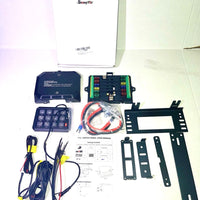 Truck Marine RGB 12 Gang Switch Panel IP65 LED Circuit Control Relay System with Remote Control S DC 12V 24V Panel Control System Versatile Be on The and More Wide Vehicles