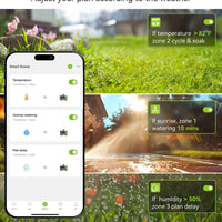 RAINPOINT WiFi Sprinkler Timer 4 Zone, Outdoor Smart Water Timer for Garden APP!