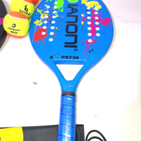 ianoni Beach Tennis Rackets Carbon Fiber Grit Face EVA Memory Foam Core Beach Tennis Rackets