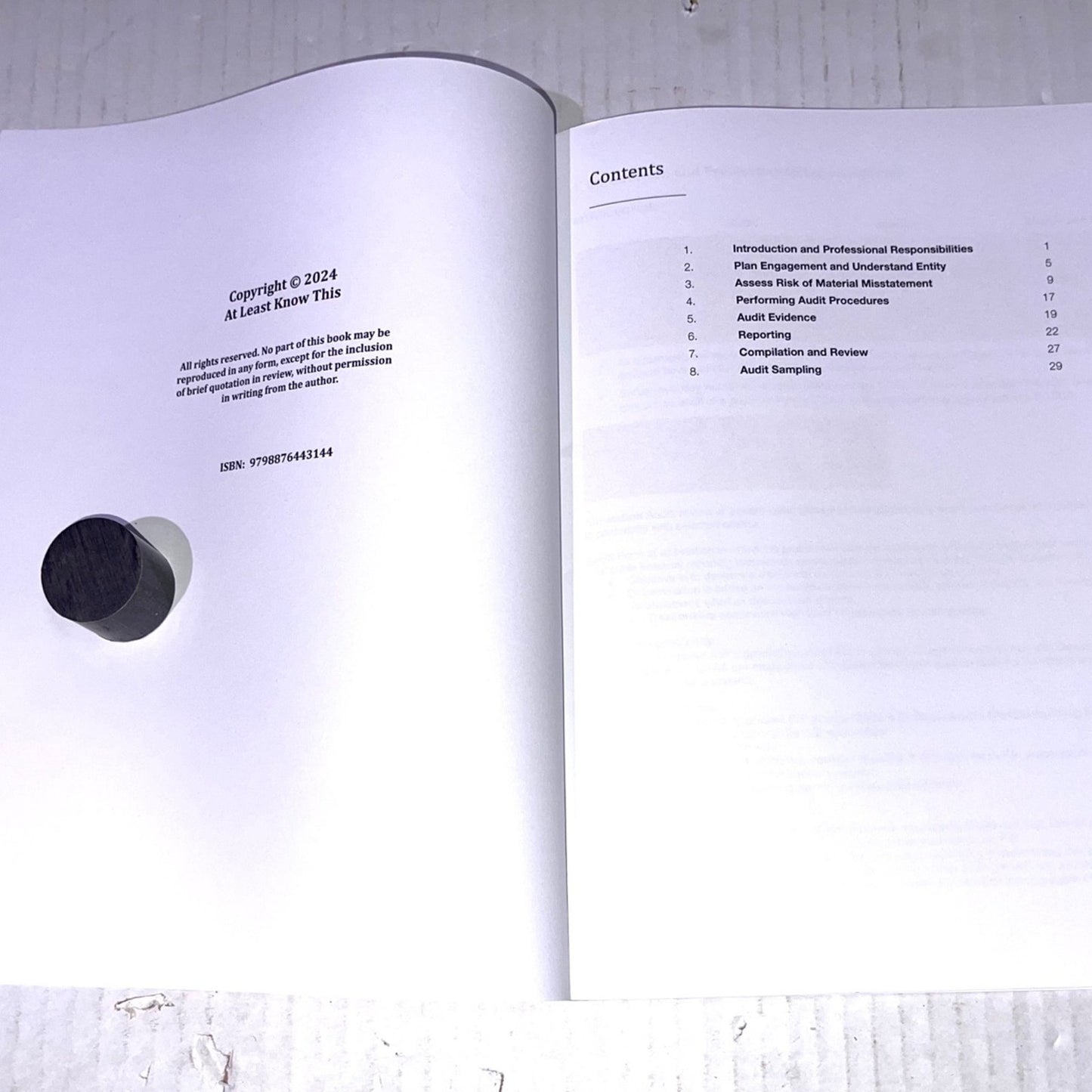 At Least Know This 2024 CPA Exam Review - Auditing and Attestation Book overview