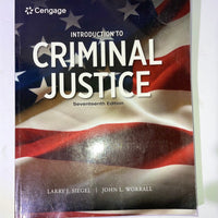 Introduction to Criminal Justice (MindTap Course List) 17th Edition ISBN-13: 978-0357630921, ISBN-10: 0357630920