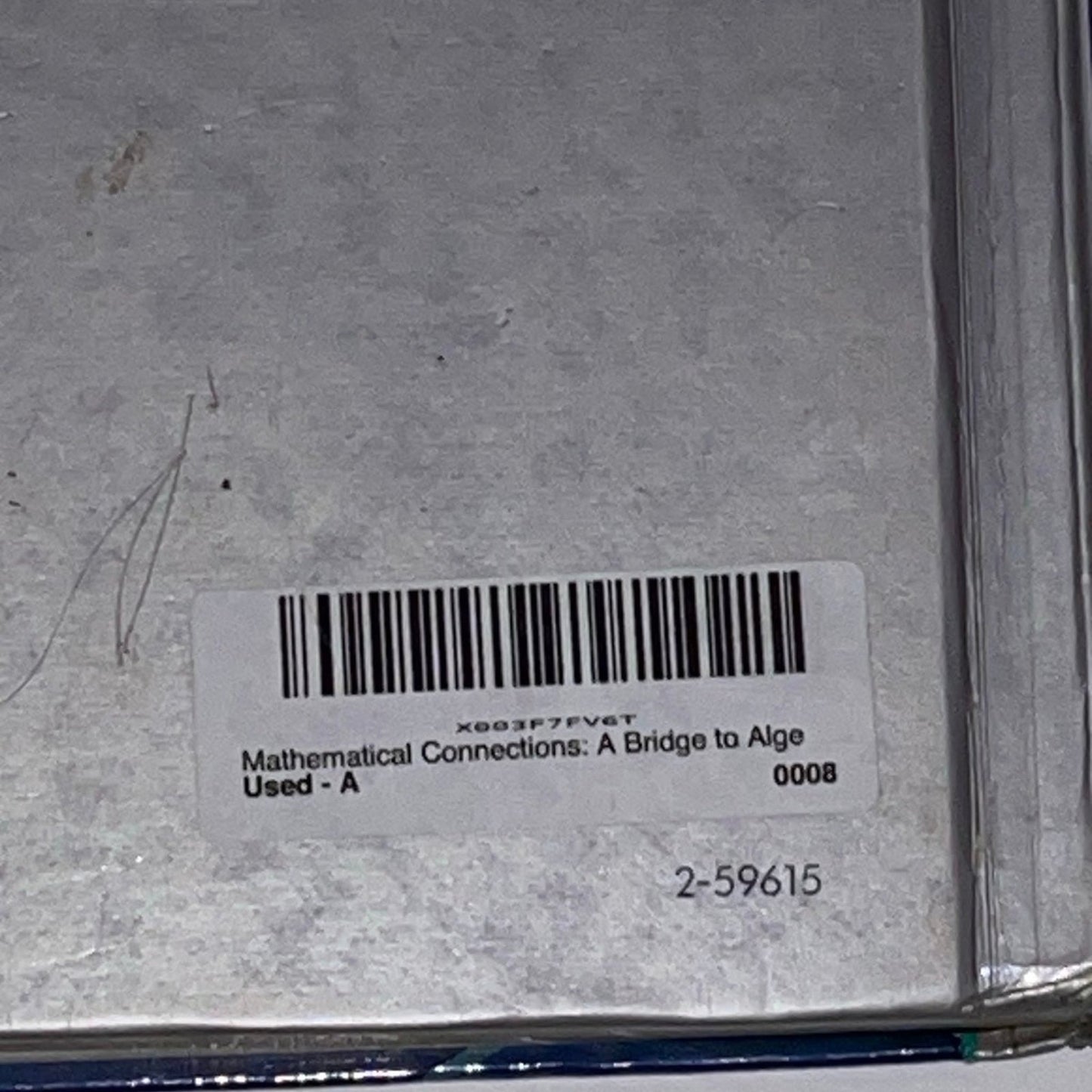 Mathematical Connections: A Bridge to Algebra and Geometry ISBN-13: 978-0395771228, ISBN-10: 0395771226