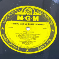 Hank Williams Sr. Sing Me a Blue Song VINYL RECORD LP