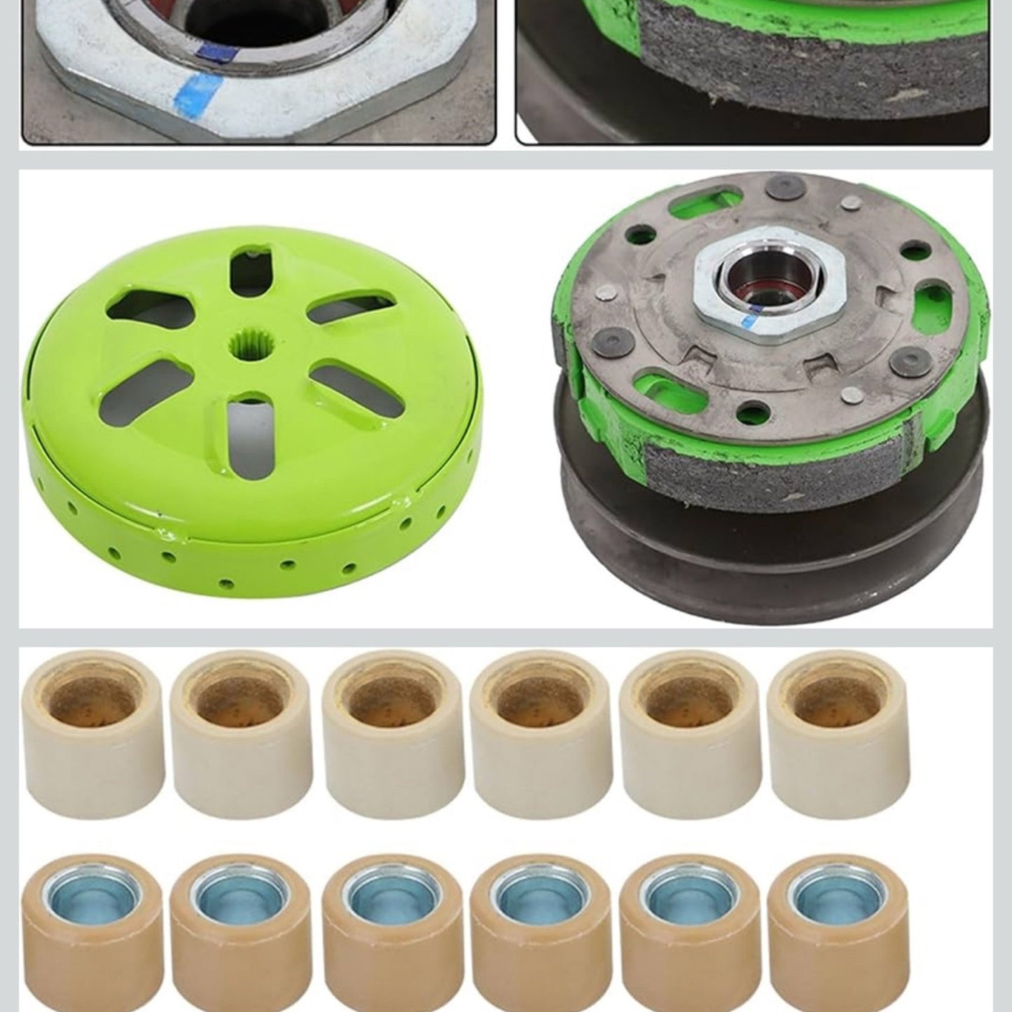 Performance Transmission Clutch Kit 0453459 0453455 0453454 Replacement for Polaris Outlaw 90 & 110 ATV 2016-Current